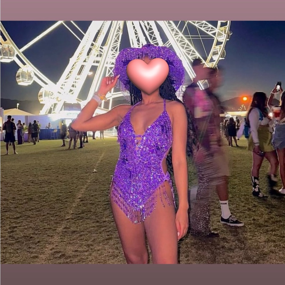 Stargazer Sequin Bodysuit and Hat